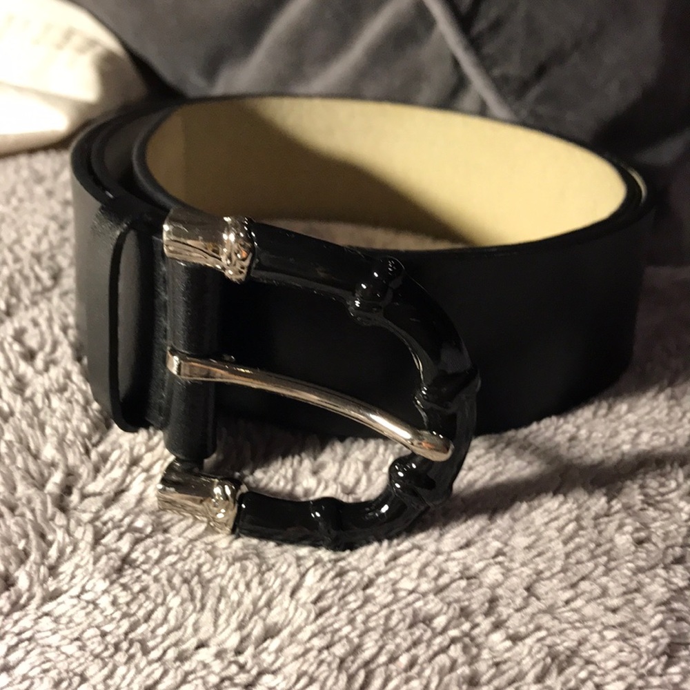 Black Leather Belt